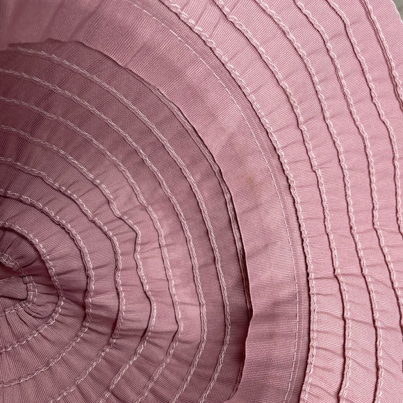 Scala pink “blush” ribbon crusher wide brim hat - Picture 4 of 7